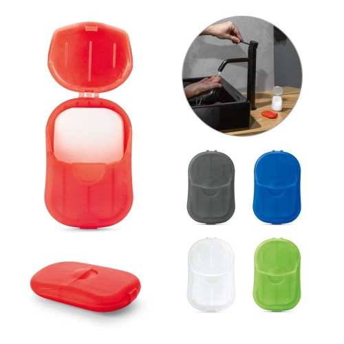 JULIPER. Case with 20 soap sheets