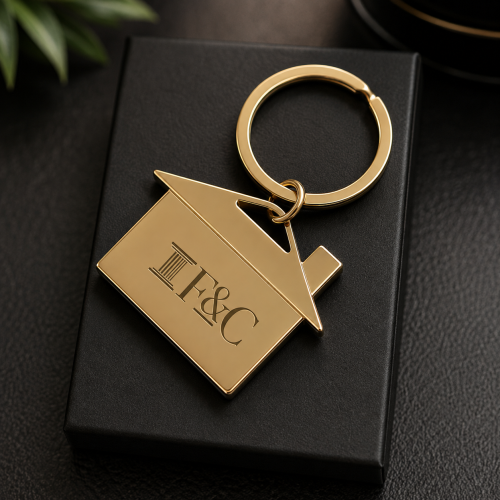 F&C ULRICH. Metal keyring 