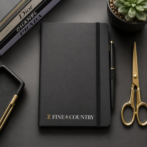 Fine & Country black notepad & pen