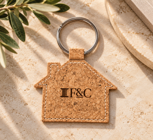 F&C Cork house keyring