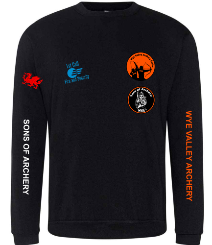 Unisex Black Long Sleeve T Shirt