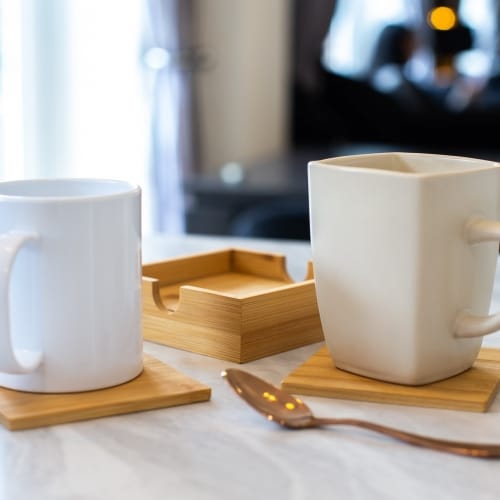 Branded Wooden Coasters