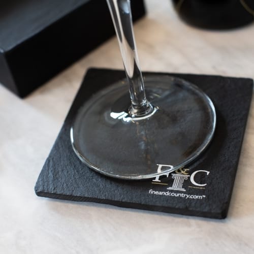 Set of 4 slate Coasters 