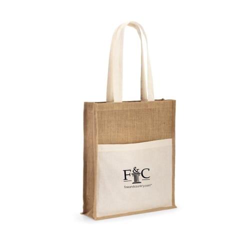 F&C BRAGA. Jute bag 