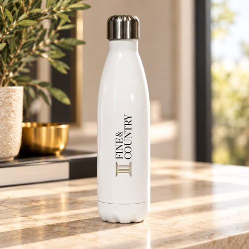 White bowling bottle