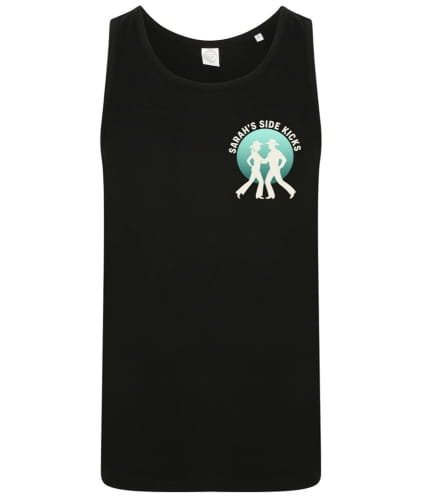 Sarah's Side Kicks Black Vest - Male
