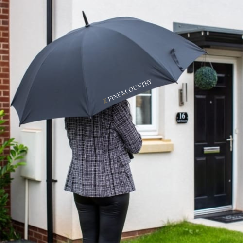 Fine & Country Black golf Umbrella