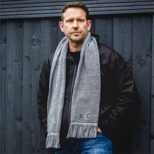 Fine & Country Mens Grey Scarf