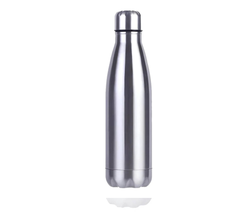 Silver Stainless Steel Water Bottle  