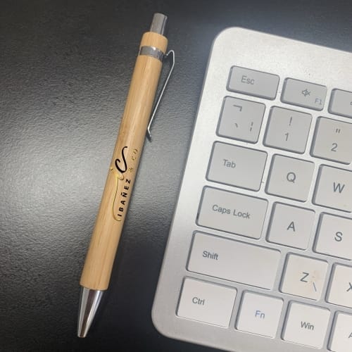 Branded Luxury Bamboo Pens (packet of x100)