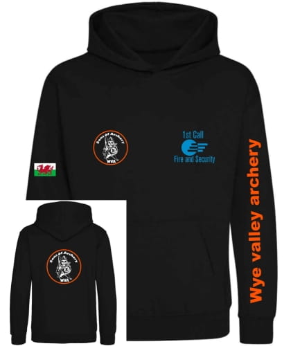 Sons of Archary Heavyweight Hoodie - with Welsh flag 