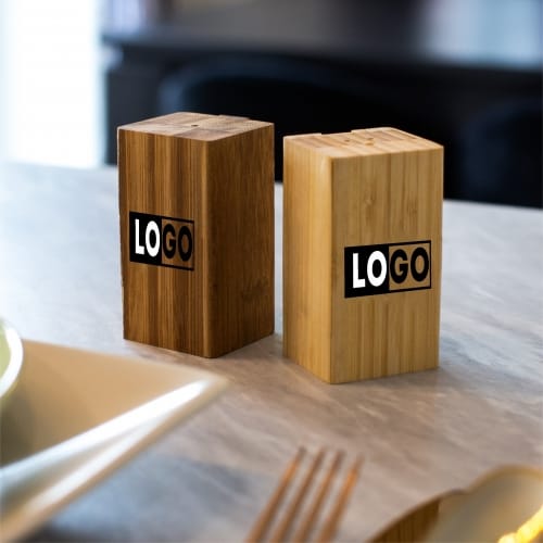 Branded Salt & Pepper Shakers