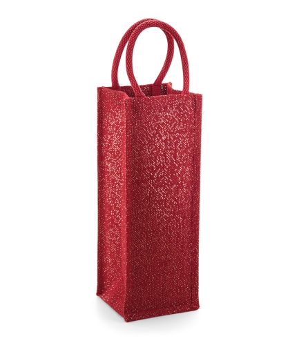 Westford Mill Shimmer Jute Bottle Bag