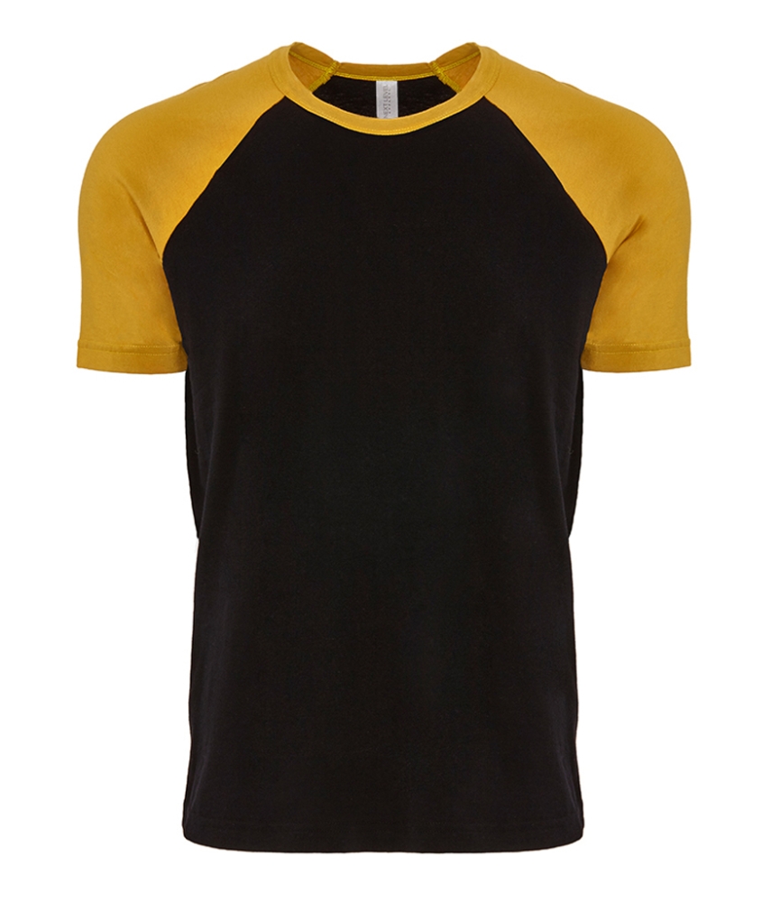 Next Level Unisex Contrast Cotton Raglan T-Shirt