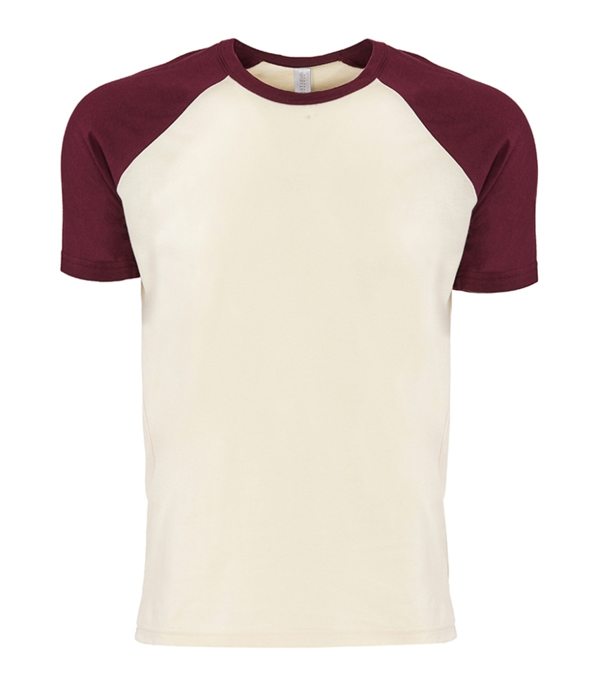 Next Level Unisex Contrast Cotton Raglan T-Shirt