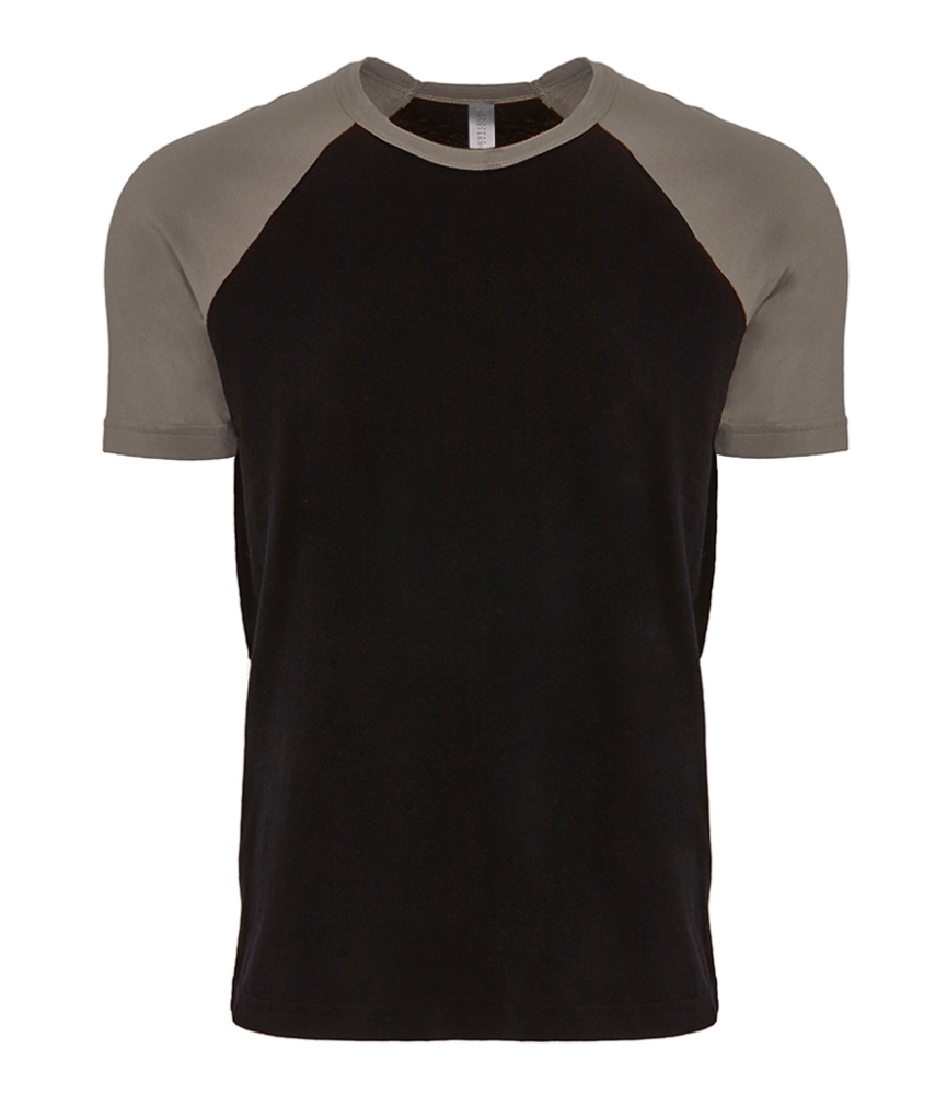Next Level Unisex Contrast Cotton Raglan T-Shirt