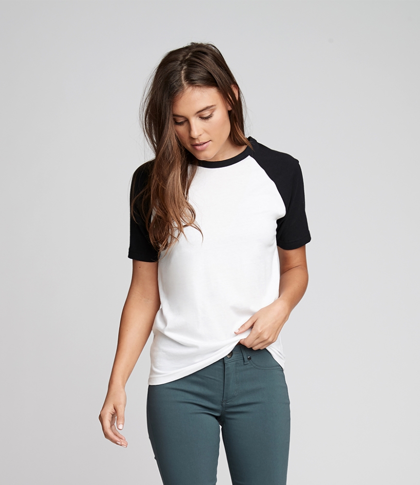 Next Level Unisex Contrast Cotton Raglan T-Shirt