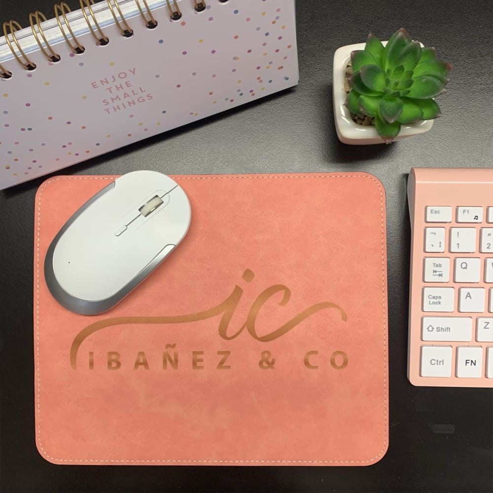Branded Leather Mouse mat