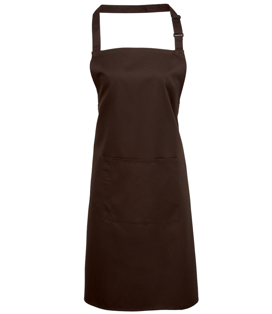 Premier 'Colours' Bib Apron with Pocket
