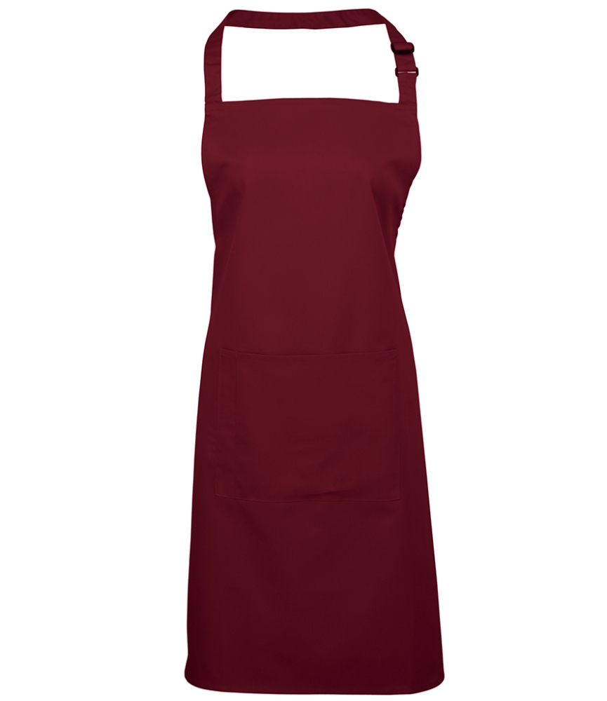 Premier 'Colours' Bib Apron with Pocket