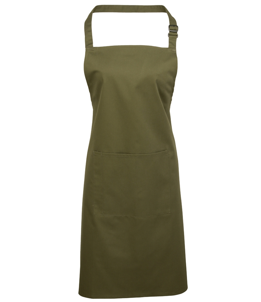 Premier 'Colours' Bib Apron with Pocket