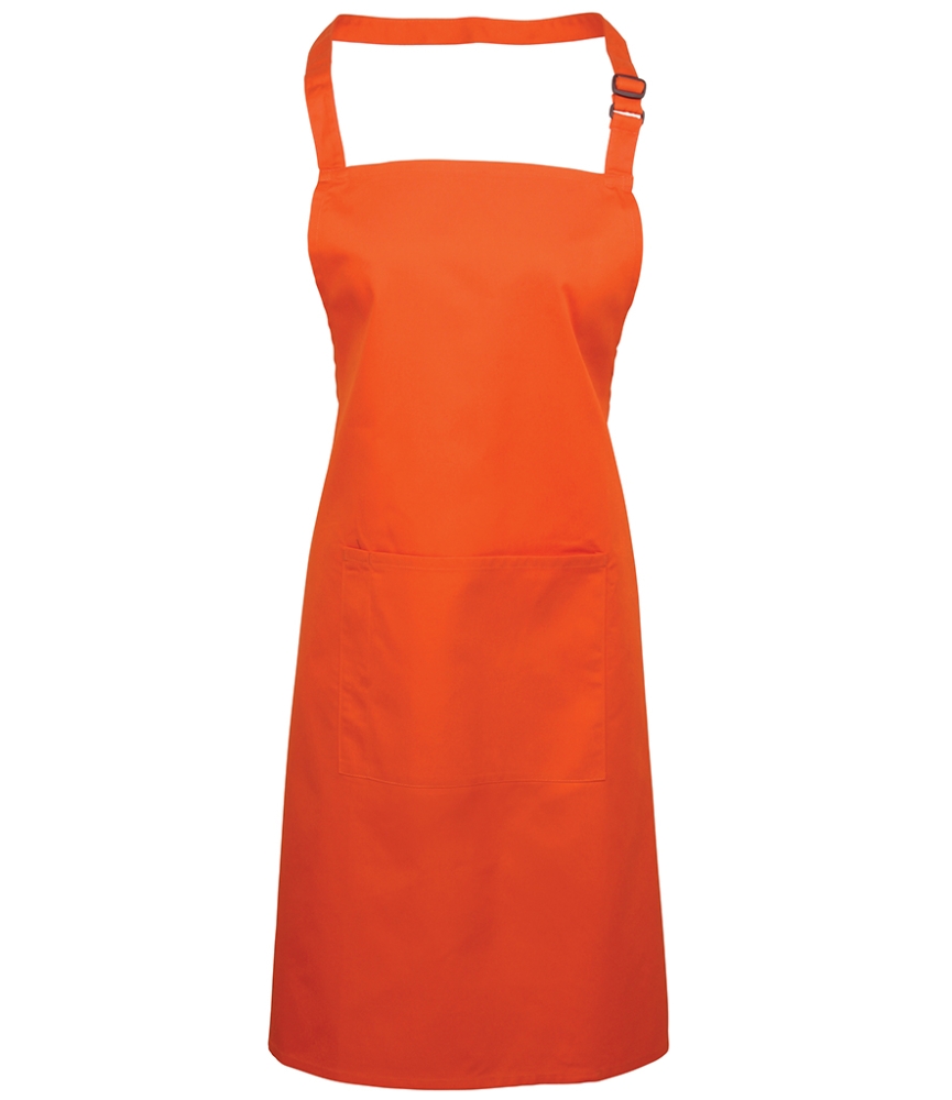 Premier 'Colours' Bib Apron with Pocket