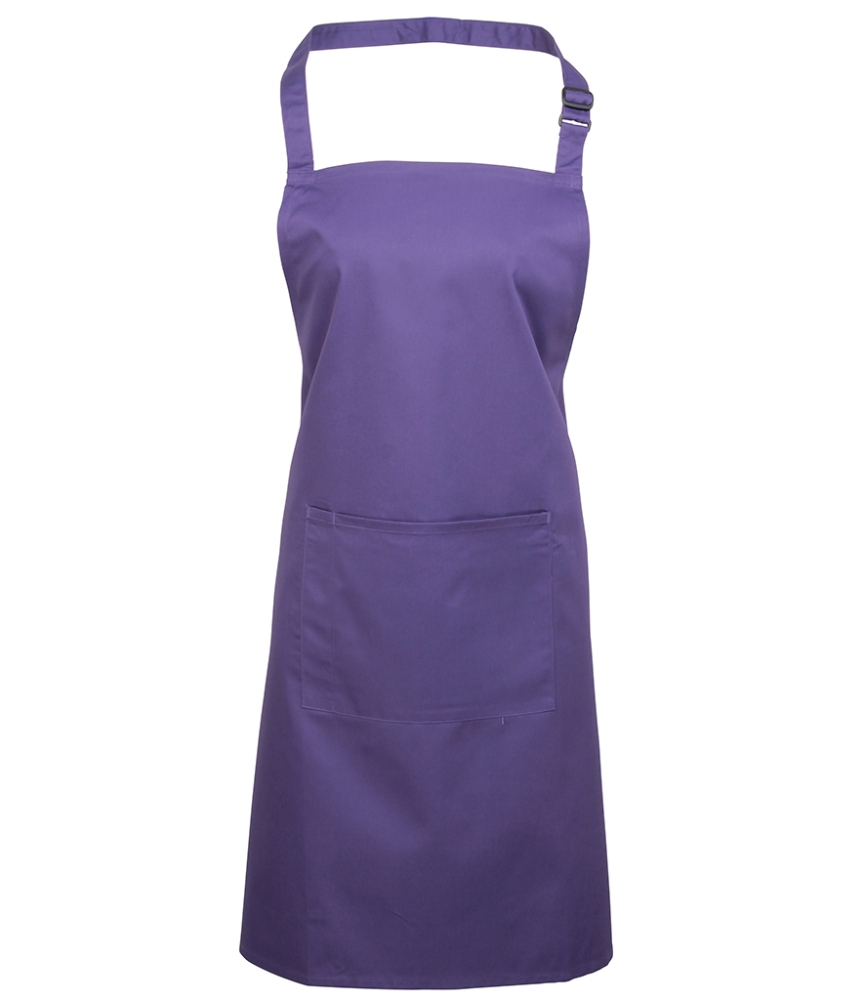 Premier 'Colours' Bib Apron with Pocket