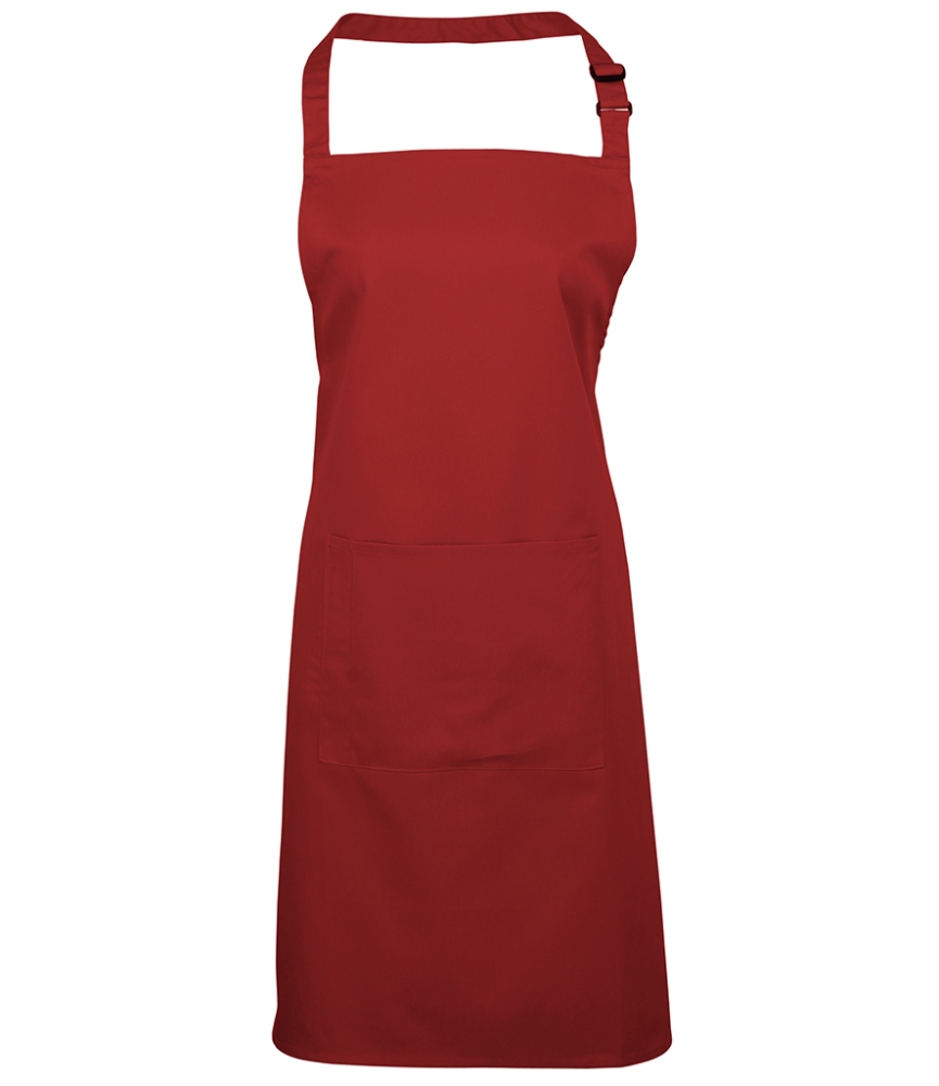 Premier 'Colours' Bib Apron with Pocket