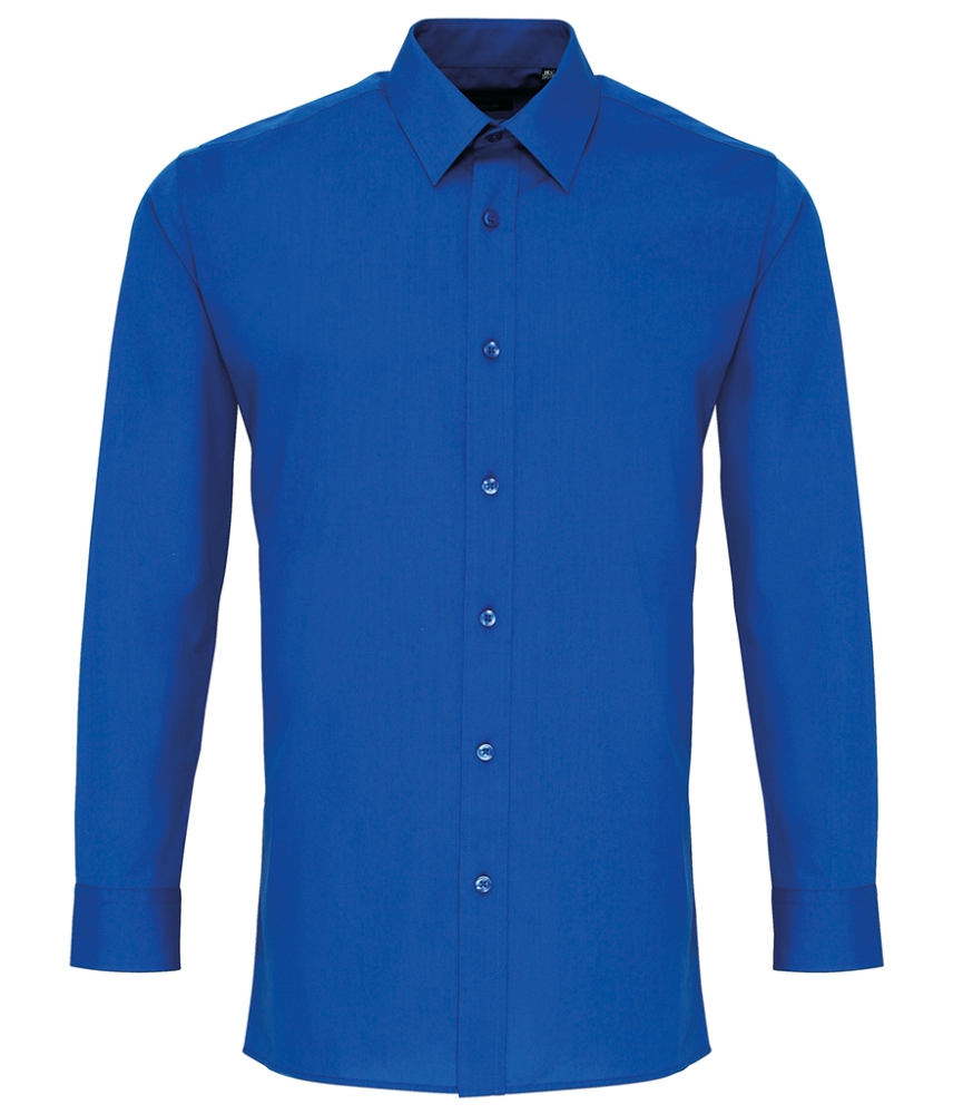 Premier Long Sleeve Fitted Poplin Shirt
