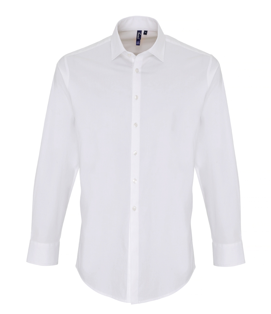 Premier Long Sleeve Stretch Fit Poplin Shirt