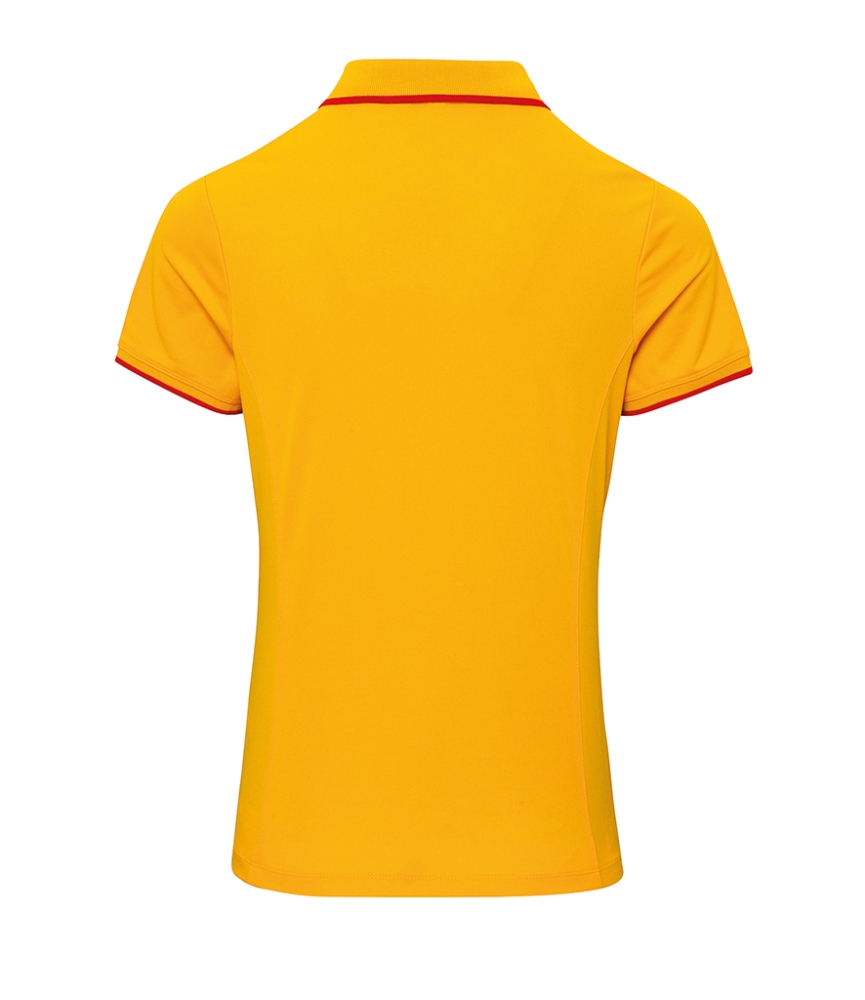 Premier Ladies Contrast Coolchecker® Piqué Polo Shirt