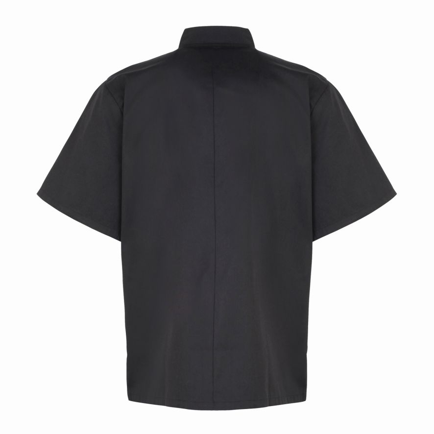 Premier Unisex Short Sleeve Stud Front Chef's Jacket