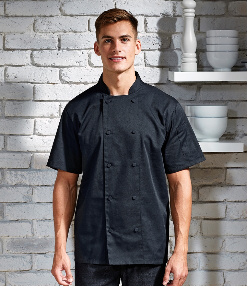 Premier Coolchecker® Short Sleeve Chef's Jacket