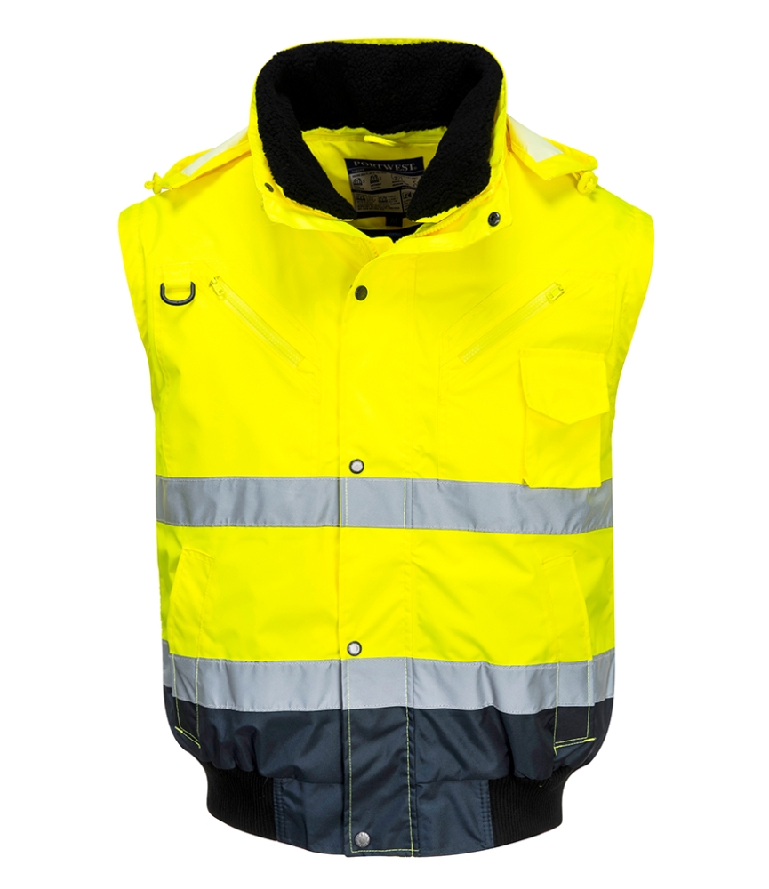 Portwest 3-in-1 Hi-Vis Bomber Jacket