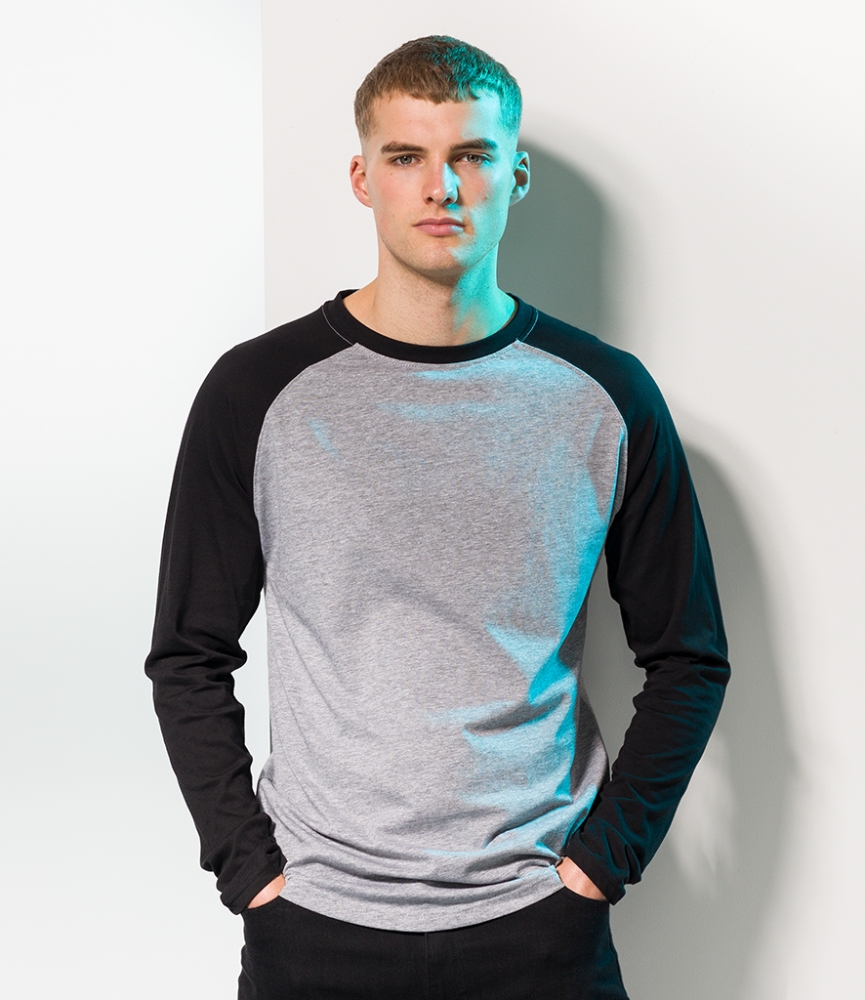 SF Men Long Sleeve Baseball T-Shirt