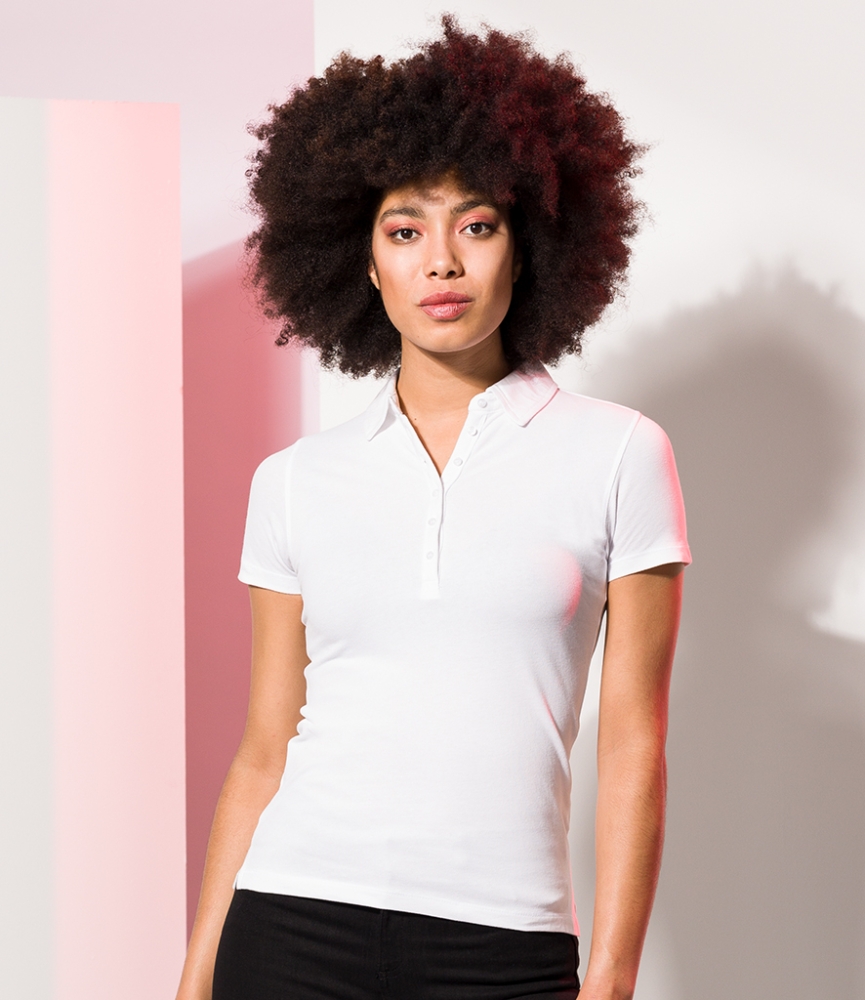 SF Ladies Stretch Piqué Polo Shirt