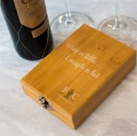Fine & Country Bamboo Wine Stopper Gift Set