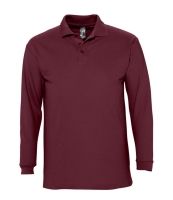 SOL'S Winter II Long Sleeve Cotton Piqué Polo Shirt