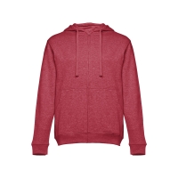 THC AMSTERDAM. Men's hooded full zipped sweatshirt