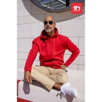 THC AMSTERDAM. Men's hooded full zipped sweatshirt