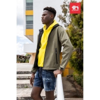 THC ZAGREB. Men's softshell with removable hood