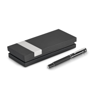 MOON. Roller in metal and imitation leather