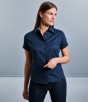 Russell Collection Ladies Short Sleeve Classic Twill Shirt