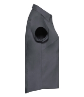 Russell Collection Ladies Cap Sleeve Fitted Poplin Shirt