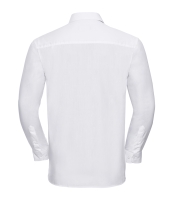 Russell Collection Long Sleeve Easy Care Cotton Poplin Shirt