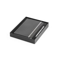 MORAES. Ball pen and A5 notepad set