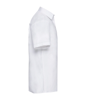 Russell Collection Short Sleeve Easy Care Cotton Poplin Shirt