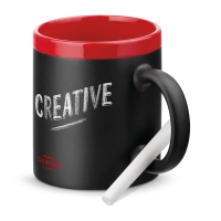 CHALKIE. Ceramic mug 360 ml