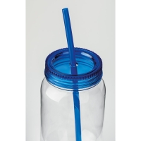 STRAW. Cup with straw 550 ml