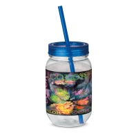 STRAW. Cup with straw 550 ml